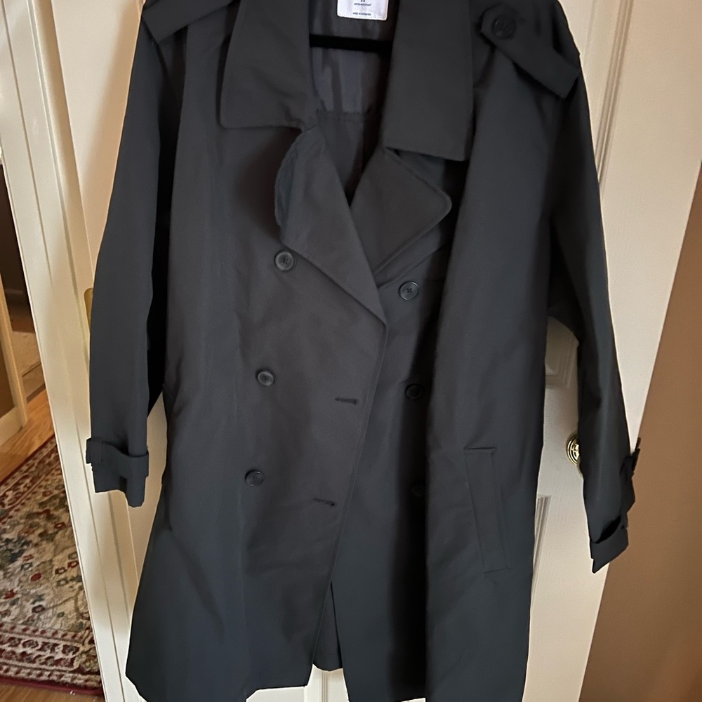 NWT Old Navy dark grey trench 3x